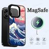 Kanagawa Great Wave Anime Phone Case Magnetic Case For IPhone 16 14 13 12 11 15 Pro Max Plus For Magsafe Wireless Charge Cover