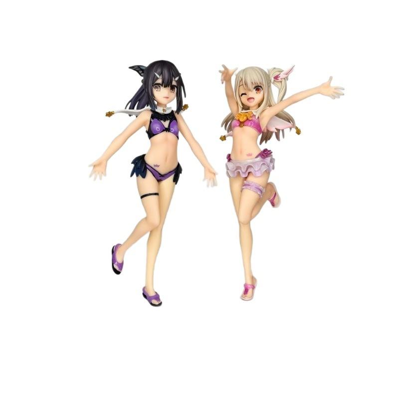 Anime Magical Girl Miyu Edelfelt Swimsuit Figure Boxed Desktop Pc Case Decor Collectible For Fate Kaleid Liner Prisma Illya Fans