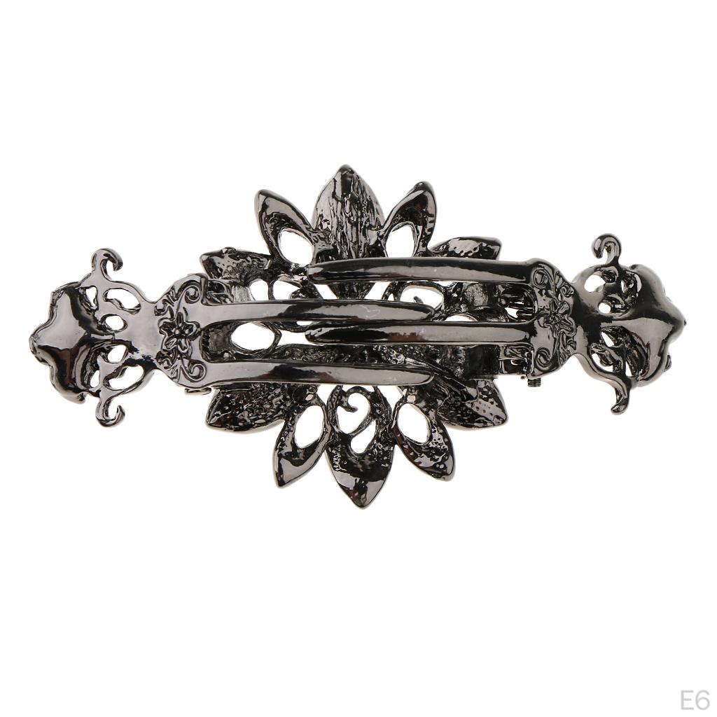 Зажимы для цветов для женщин и девочек синий — фото 7