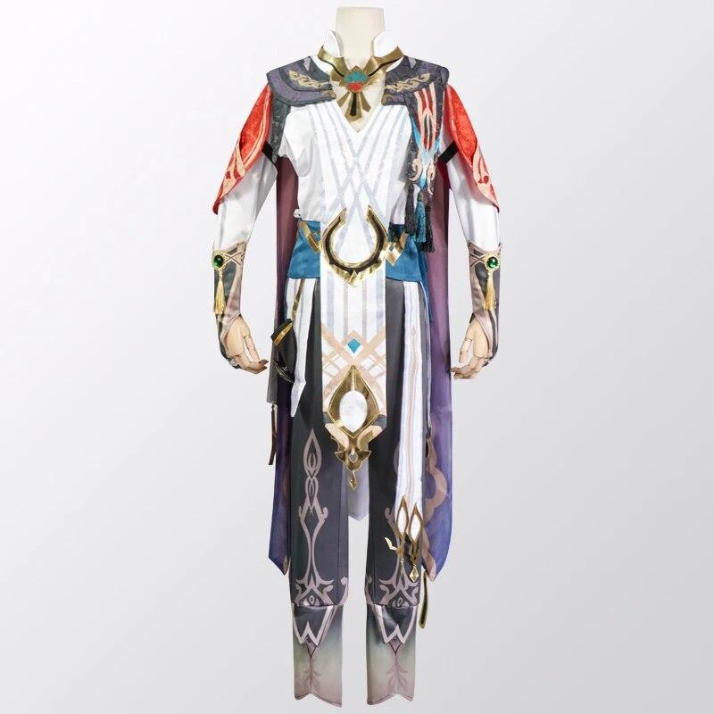 Impact Kaveh Cosplay Costume Adult Carnival Uniform Wig Anime Halloween Party Costumes Masquerade Women Game