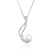 Lindon 925 Sterling Silver Classic Women Necklace Pendant Zircon Fashion Gift
