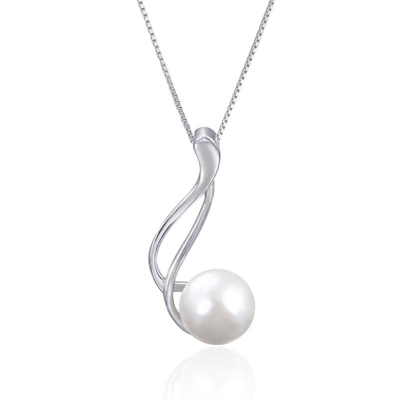 Lindon 925 Sterling Silver Classic Women Necklace Pendant Zircon Fashion Gift
