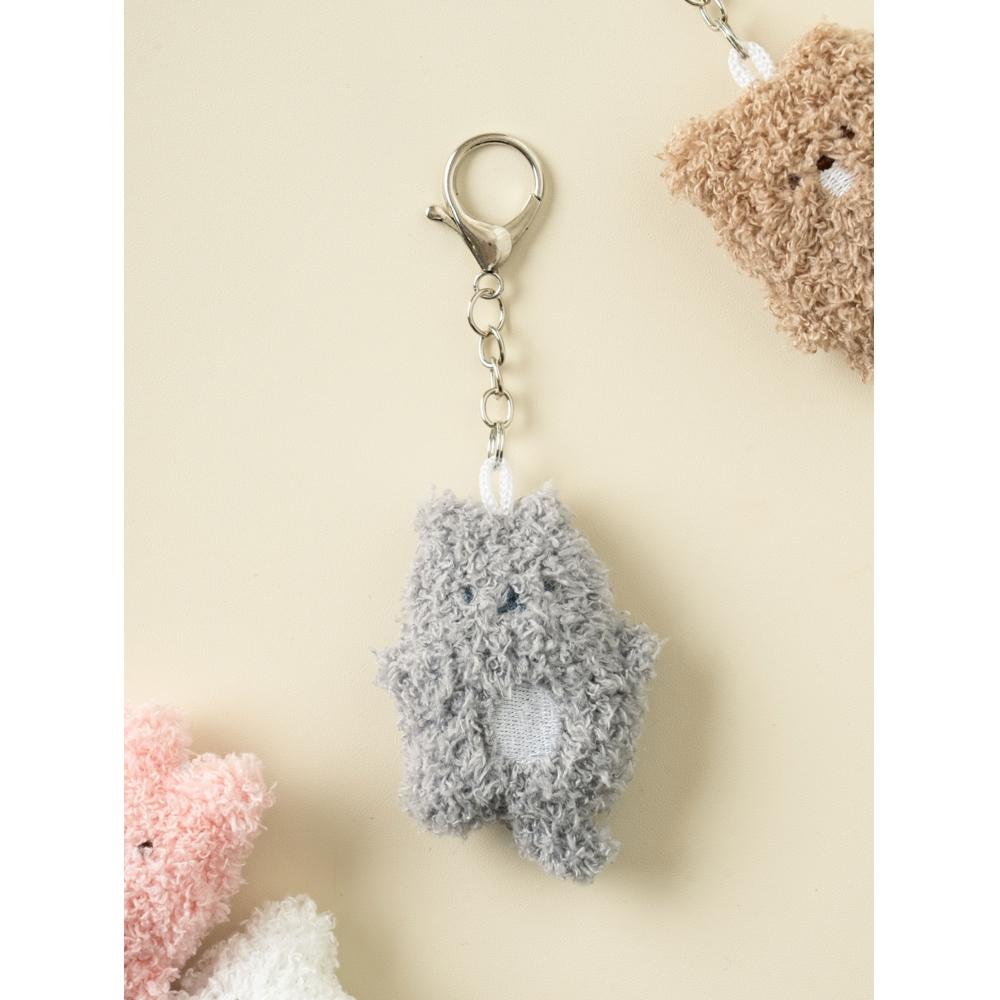 

Мини-брелок Daiso с вышивкой животных pink animal