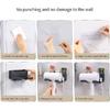Wall Mounted Hair Dryer Holder Multi-Functional Bathroom Storage Rack Hair Tool Organizer Placement Shelf for Kitchen And Bath