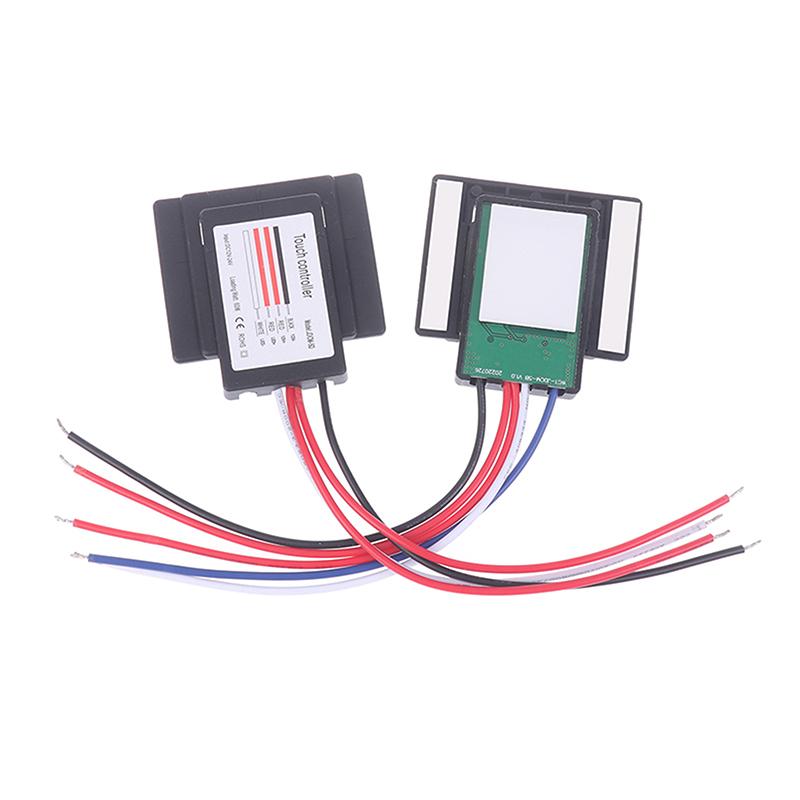 1 Stück LED Ein/Aus Dimmer Einzelner Dual CCT Farbstreifenlicht-Controller Badezimmerspiegel Lampe Eingebauter Touch-Sensor Schalter