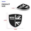 3D Metal Car Side Fender Car Body Sticker Shield Emblem  For BMW MINI WORKS One Cooper JCW R60 R59 R58 R57 R56 R55 F55