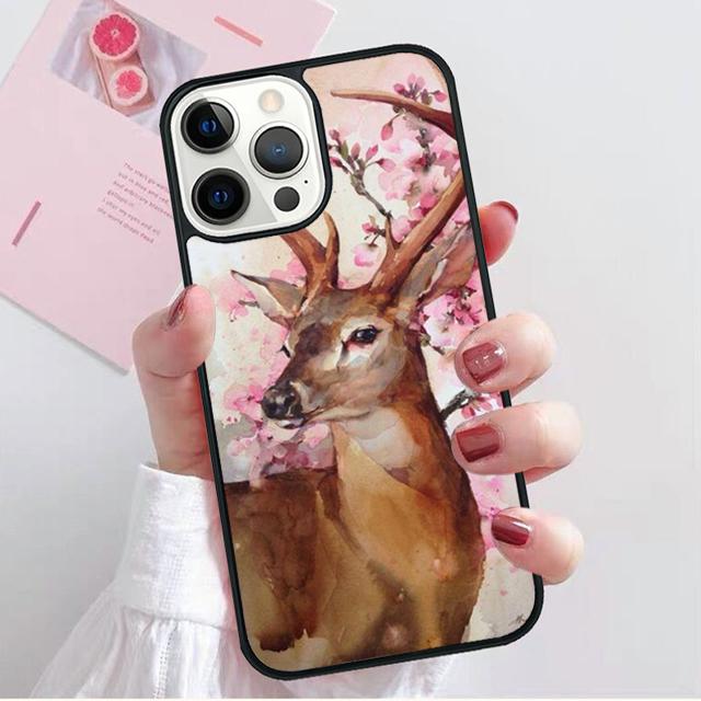 Reindeer Coque Shell For iPhone 17 Air 15 16 14 13 12 Pro Max 11 Pro Max Plus Phone Case Cover