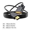 Gold Plate HDMIs To VGA Cable Adapter for HDTV Projectors Monitors Quality Signal Transfer Universal Compatibility