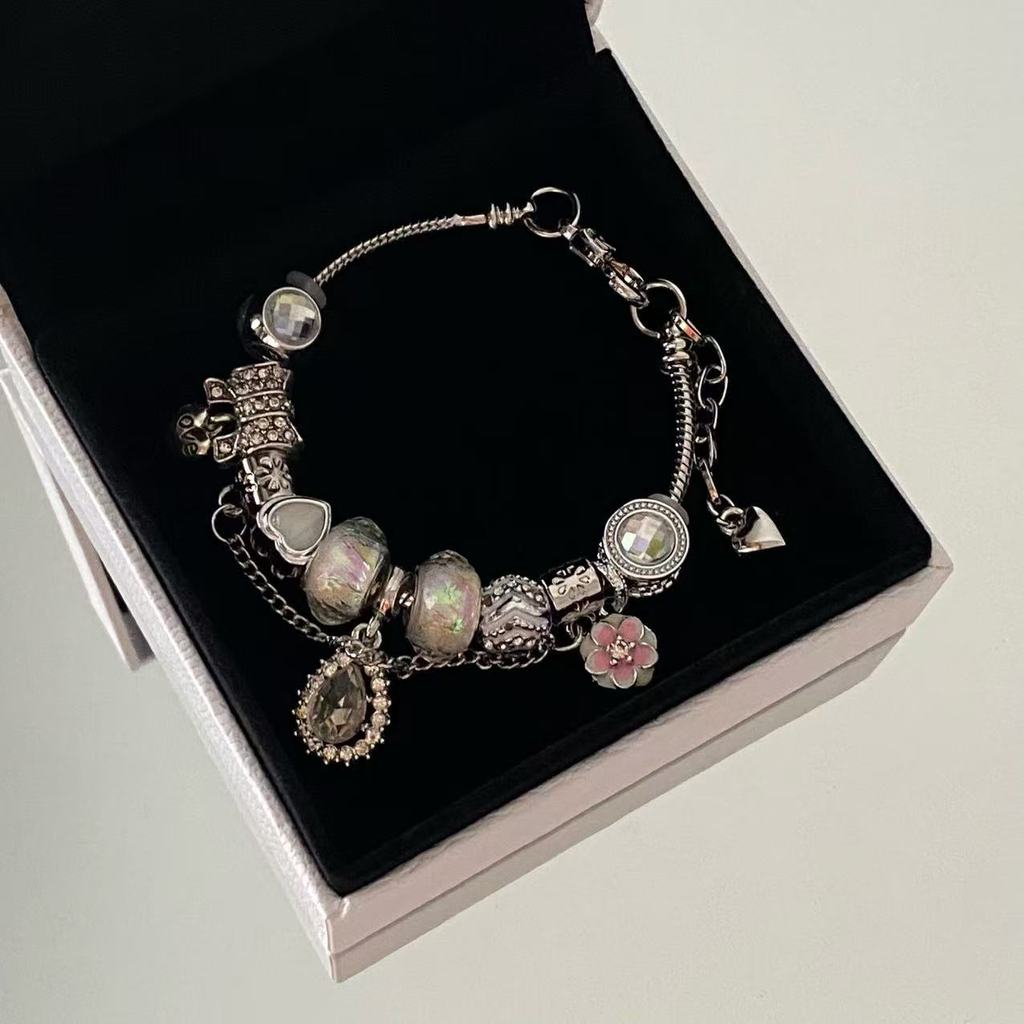 Vintage Water Drop Pendant Bracelet For Women Handmade Geometric Jewelry