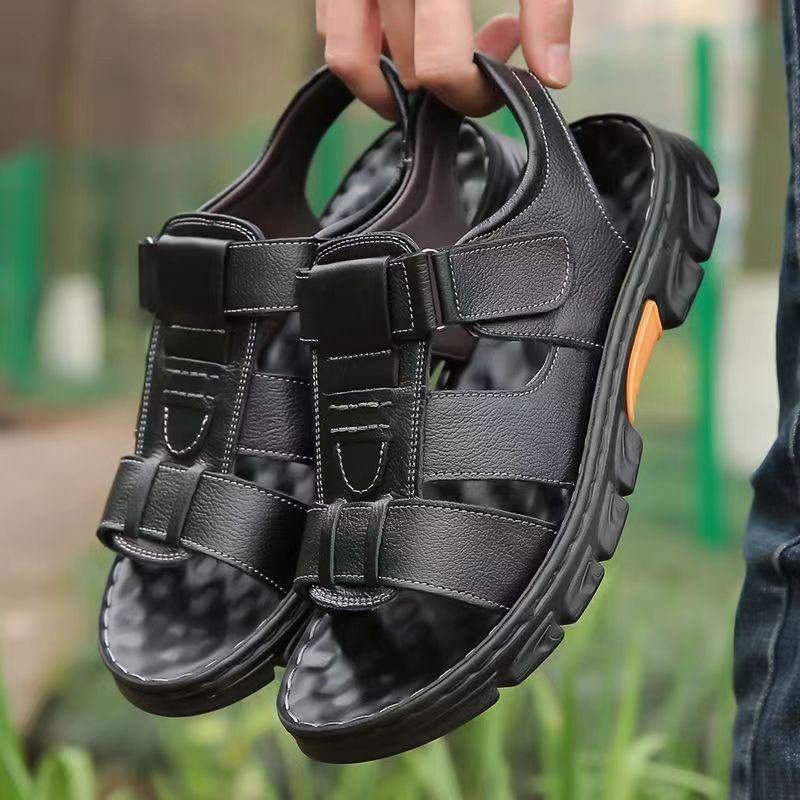 

Мужские повседневные и удобные летние спортивные походные сандалии, подходят для повседневной носки и ношения на открытом воздухе 43 чёрный