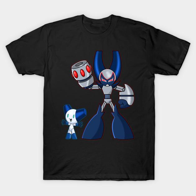 

Men Black Print T-shirt Robotboy No-Cut Transfer Paper Print Cotton Tshirt M чорний