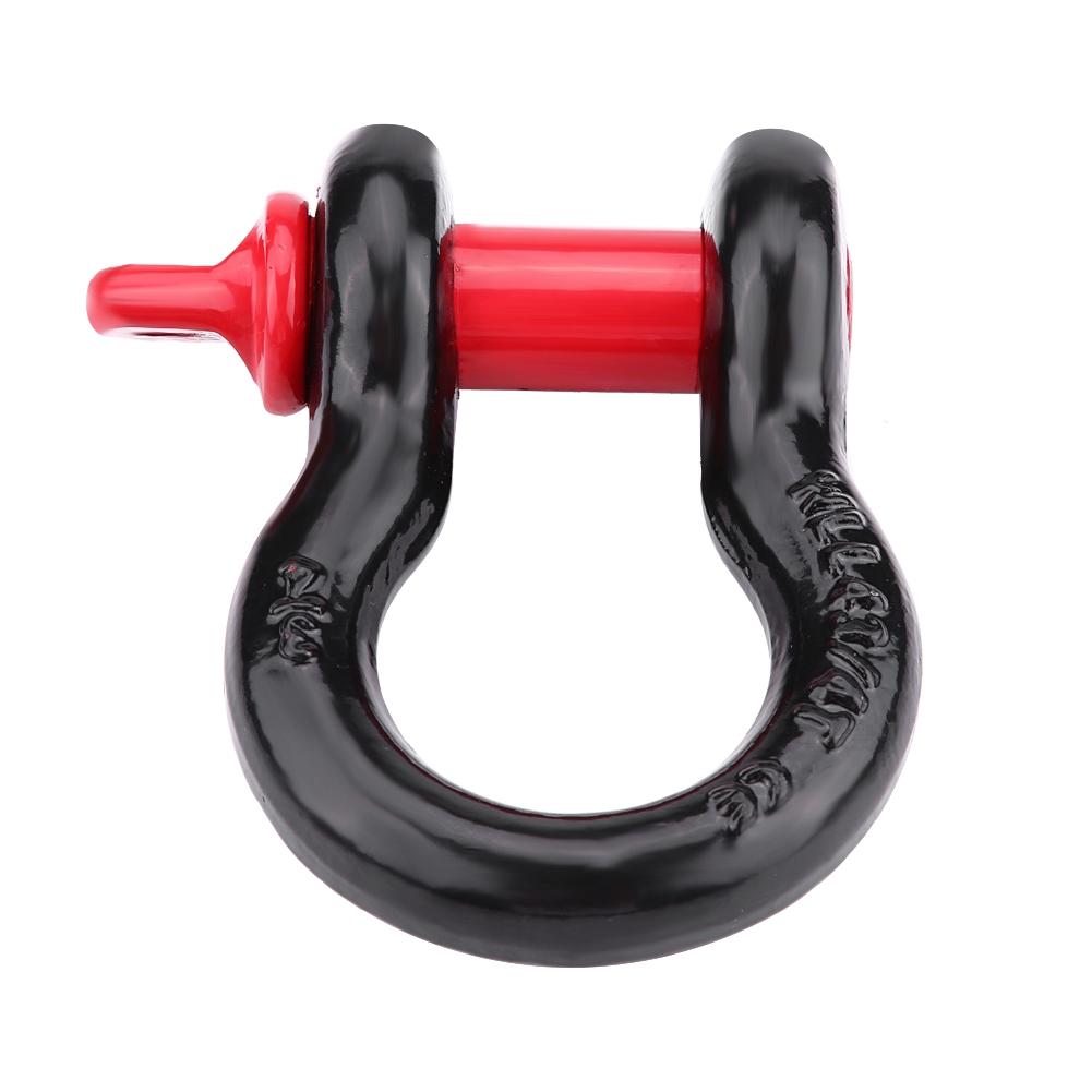 Manilhas Galvanizadas de Alta Resistência D   Capacidade 2T 4.400lbs para Recuperação de Veículos Reboque