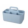 One All-in-One Storage Basket with Handle, Pencil Stationery Box, Desktop Organizer Organization Box with 5 Compartments