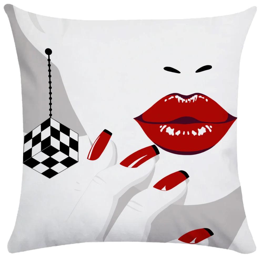 Home Decor Throw Pillow Covers Room Aesthetics Fashion Ladies   Double Bed Cushion