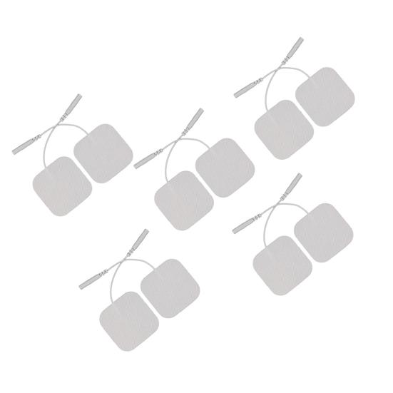 Yousheng 10Pcs/Set Electrode Pads Self-Adhesive Releasing Fatigue with Pinhole Physiotherapeutic Patches Replacement Tens Massagers Pads for Massage