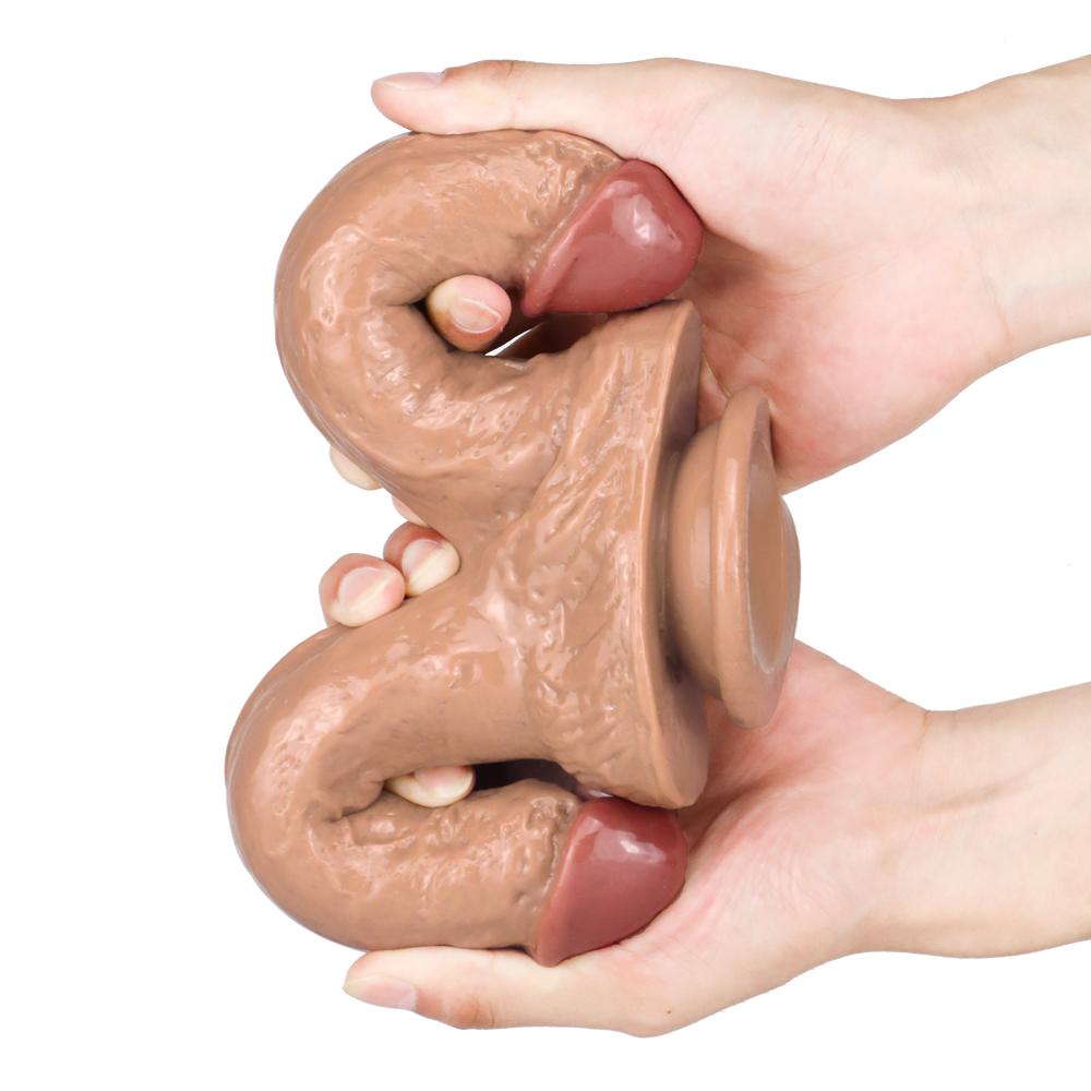 Female Masturbation Simulation Penis Double-headed Large Dildo Adult Sex Toys Lara