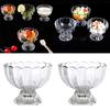 Flowers Shape Ice Cream Bowl Thickened Goblet Dessert Cup Pudding Cups  Milkshake