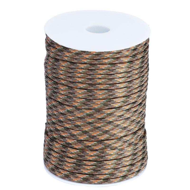 Paracord Exterior 100m 7 Miezuri 4mm: Ideal pentru Pasionații Militari și Brățări de Supraviețuire