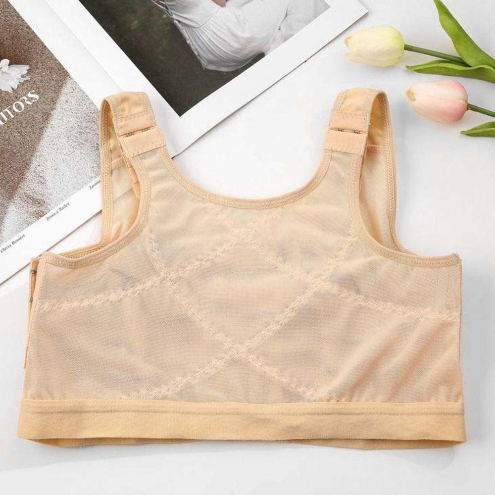 Abdomen Tummy Control Shapewear Buckle Push Up Underwear Simple Brassiere for Women Girl