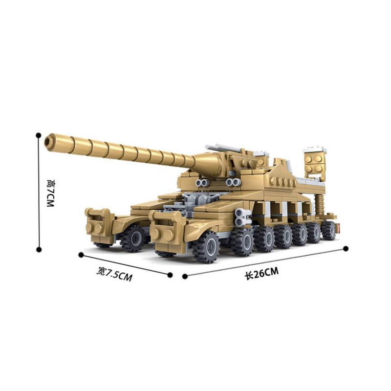 Car Combinable Cannon Urban Fire Command Center Building Blocks Model Set Toy