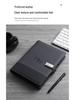 Wireless Charging Table Lamp & A5 Loose-Leaf Power Bank Notepad - Custom Business Gift