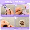 Pet Nail Clipping Tool Plastic Cat Dog Nail Clipper with LED Lights Dog Nail File Tool Professional Pet Grooming Products