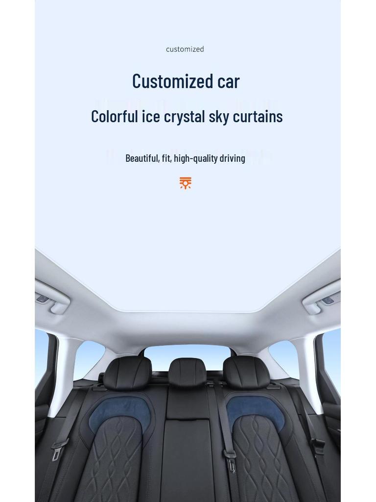 Lantu 2021 FREE Sunroof Ice Crystal Heat Insulation & Privacy Sunshade Board
