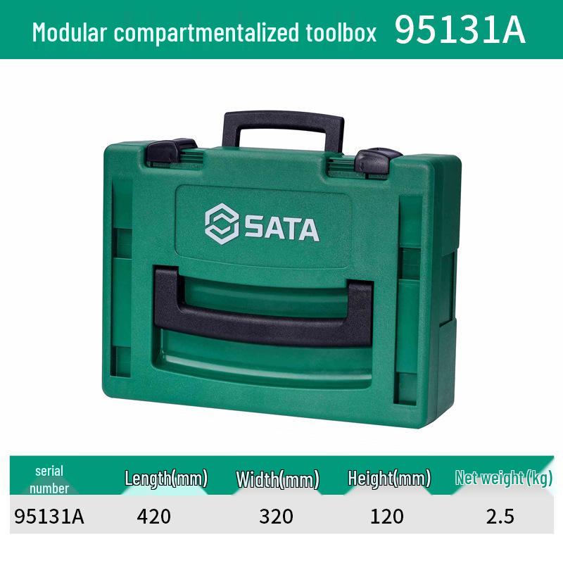 Модульный штабелируемый ящик для инструментов SATA: Промышленный класс vehicle-mounted storage