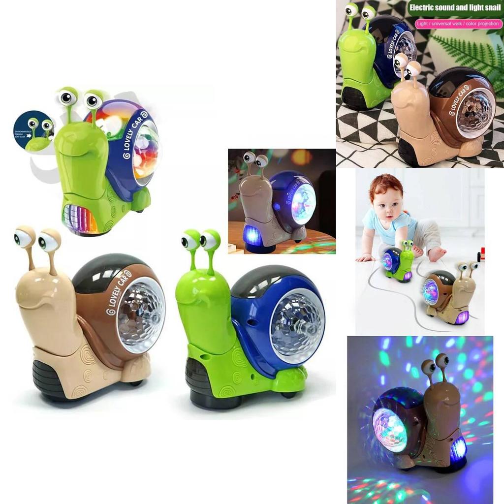 Fascinating Multi-directional Snail Toy With Lights Sound And Projection For Kids