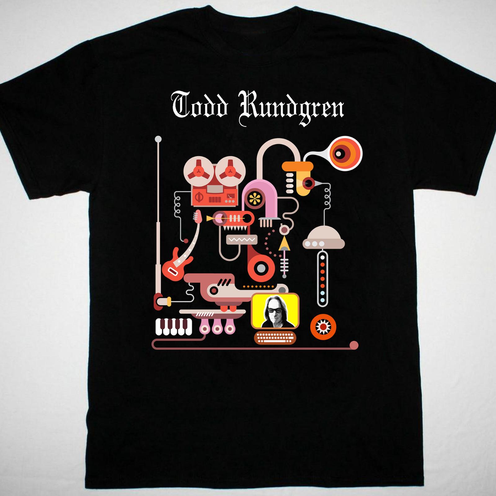 HOT NEW Todd Rundgren album T-Shirt Mens Womens Tees Top Unisex Black short sleeve JJ3942 3XL