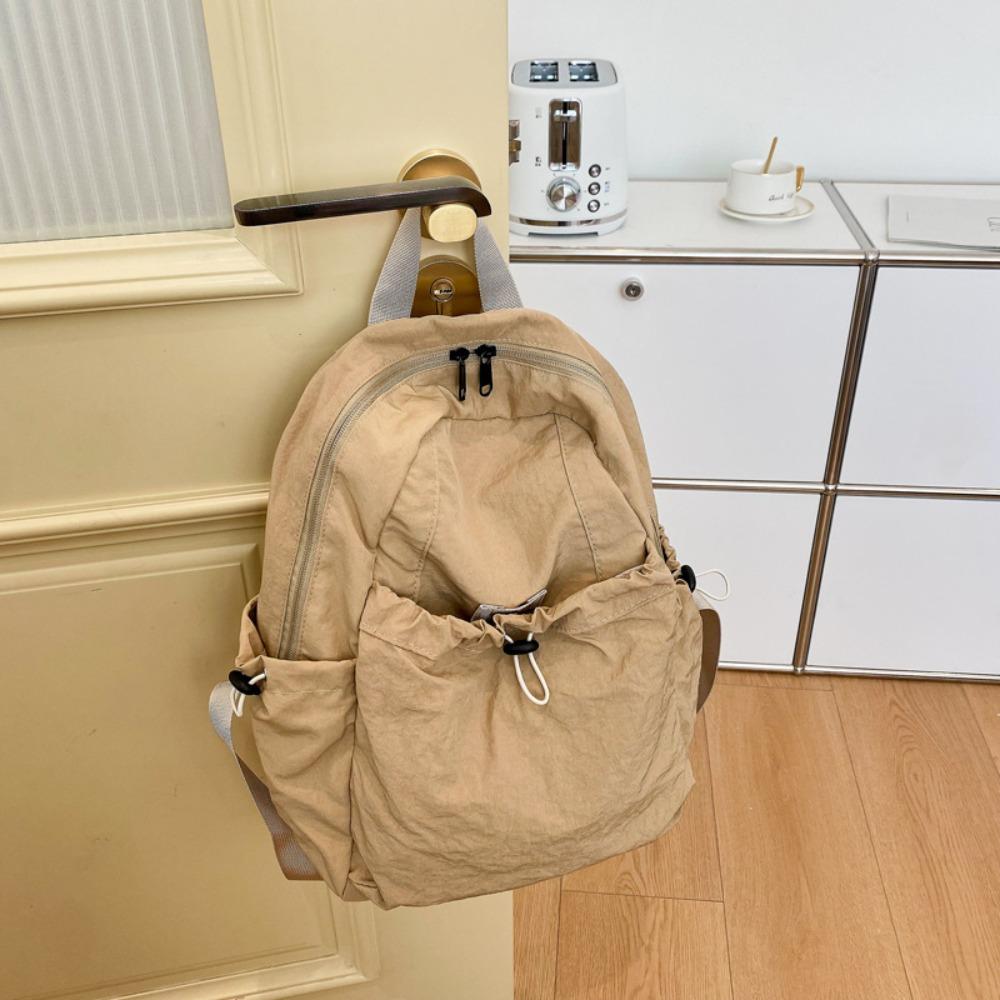 Lightweight Drawstring Backpack Korean Style Student Schoolbag Casual Travel Backpack Teenagers