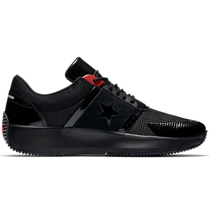 Y2K X Converse Run Star Hike Mesh Leather Low-Top Casual Running Shoes Unisex Black