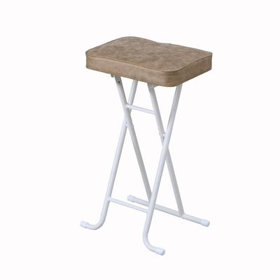 AITECH AIS Folding High Stool, 35cm Wide X 29cm Deep X 63.5cm High, Light Brown, YSHS-18