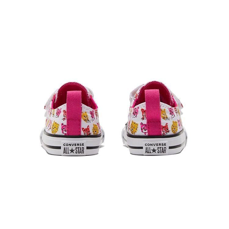 Converse Chuck Taylor All Star 2V Toddler Low Top Shoes Pink White Yellow 771477C