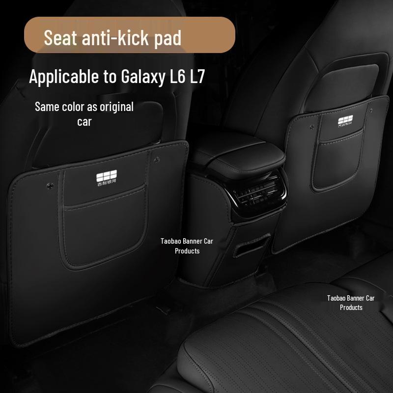 Protetor de Batida de Assento, Protetor de Saída de Ar Traseira e Decoração Interior Geely Galaxy L6/L7