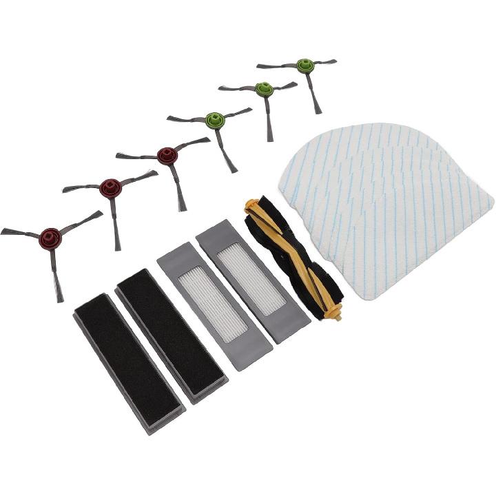 Sweeper Brush, Vacuum Cleaner Parts Replacement Accessories Kit for Yeedi Vac 2pro Robot Cleaner Main Side Brush Filter Kit
