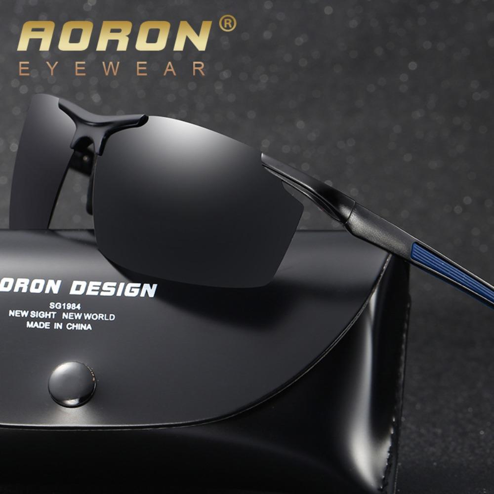 aoron Polarized Sunglasses Night Vision Aluminum Magnesium Cycling Glasses Glasses