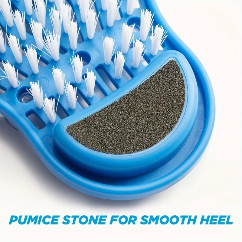 High Reliability Shower Foot Cleaner Foot Washing Brush Foot Scrub Massage Dead Skin Remover with Suction Cup for Bathing Hotels