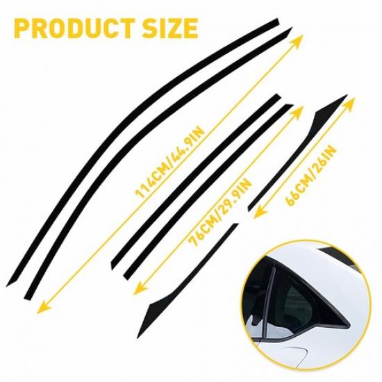 

Chrome Delete Blackout for Overlay Honda Accord 2018-22 Lower Side Door Trim HOT