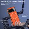 Custodia magnetica in pelle di fibra di carbonio di lusso per Google Pixel 10 Pro Xl 9A 9 Ricarica wireless Cover sottile antiurto
