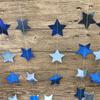 Elegant Star Garlands Decoration Glitters Paper Streame Festival Ornament for Birthday Party Supplies Daily Casual Use