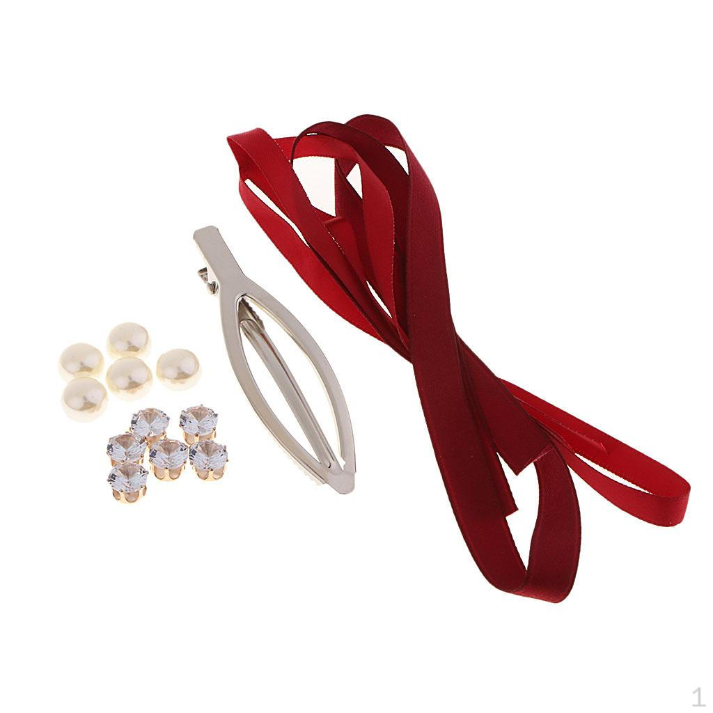 

Заколка вино красного