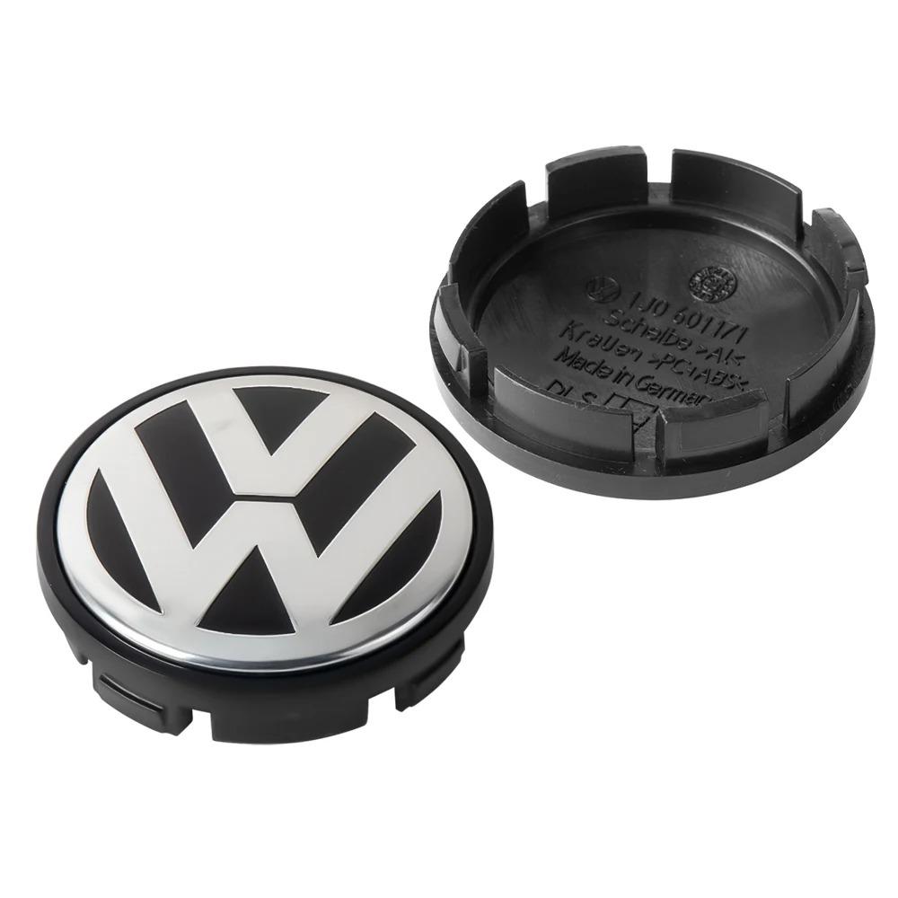 VW 4pcs 56/65/66mm Car Wheel Center Cap Hub Cover Badge For VW GTI Golf Cross Lavida Passat Magotan Polo Touran Beetle EK1 g1