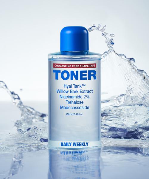 Daily Weekly Cool-Lasting Pore Chwap Chwap Toner 250ml Chwap Chwap Toner 1pc