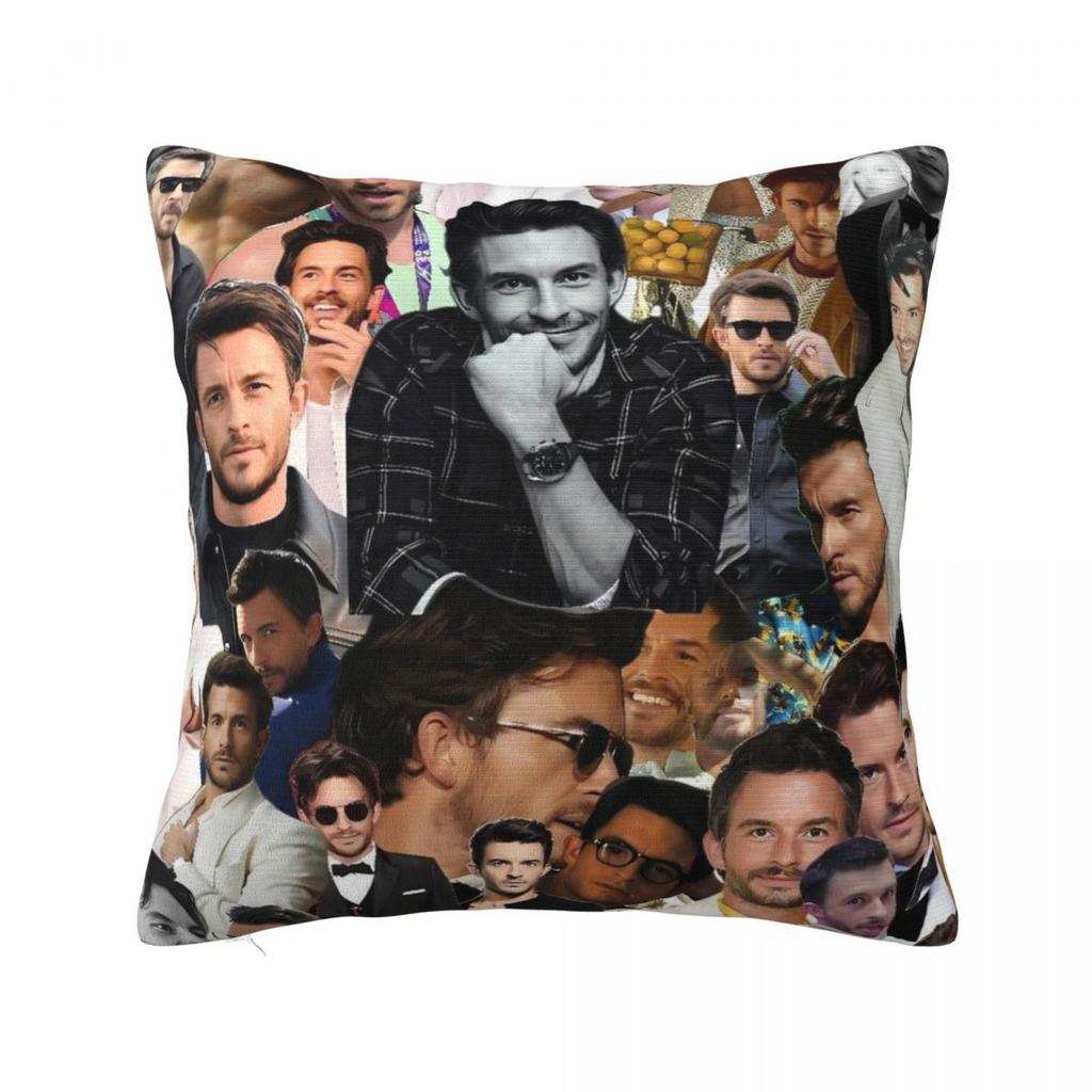 Pillow Case Jonathan Bailey Soft Pillow Cover Fashion Cushion Cover Pattern Pillowcases For Office Car Home Decorative