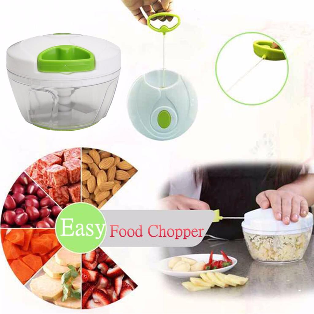 Buy Easy Pull Manual Food Vegetable Processor Chopper Blender Mixer