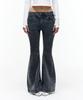 Opeoseu0012 Op. 09 Wicked Slim Flare Denim Pants D/Gray