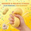 Aesthetic Peanut Fidget Ball: Crunchy Buttery Squeeze Toy, Asmr Tactile Sensory Reliever, Premium Office Desktop Ornament New