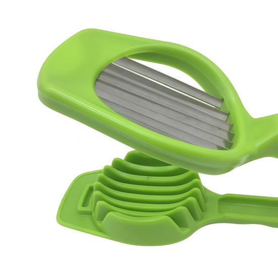 Egg Slicer Stainless Steel Blades Even Slices Cubes Wedges Easy to Clean Dishwasher Safe Multifunctional Vegetable Cutter Kitchen Tool