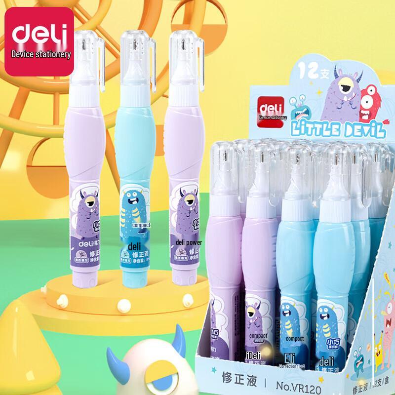 Deli VR120 Little E-Devil Pen-Type Correction Fluid